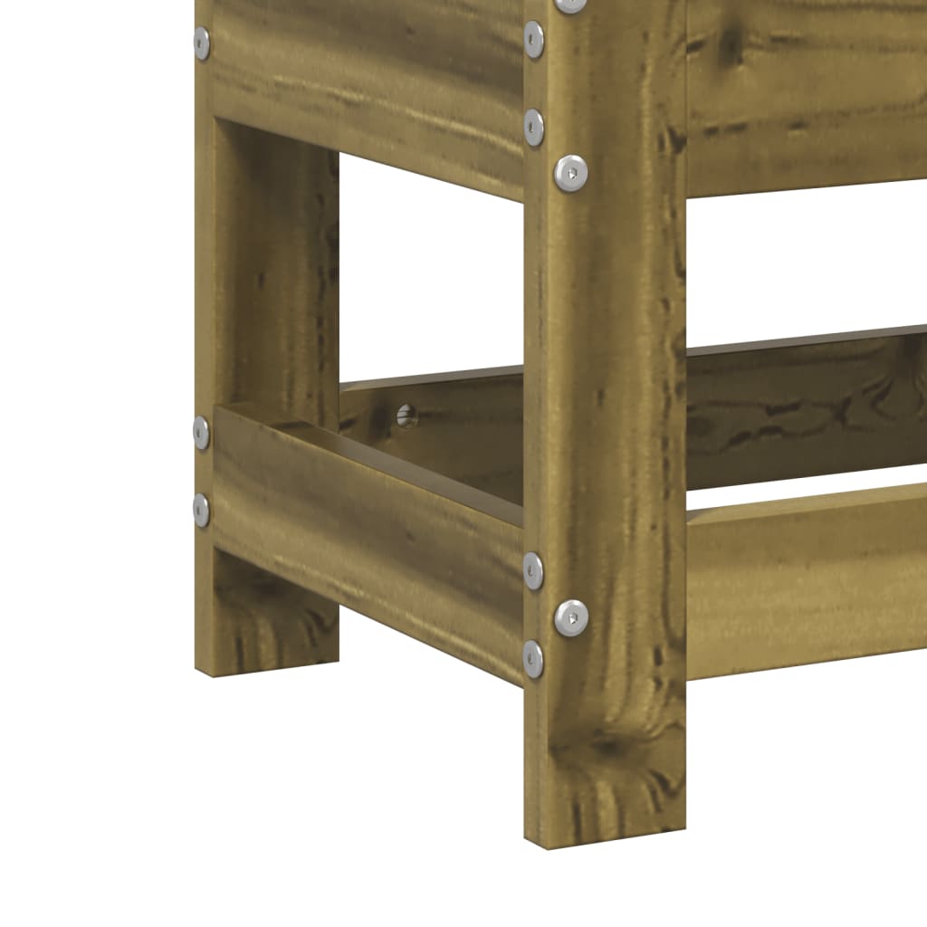 Υποπόδιο Κήπου 62 x 30 x 32 εκ. από Εμποτισμένο Ξύλο Πεύκου - Pakobazaar