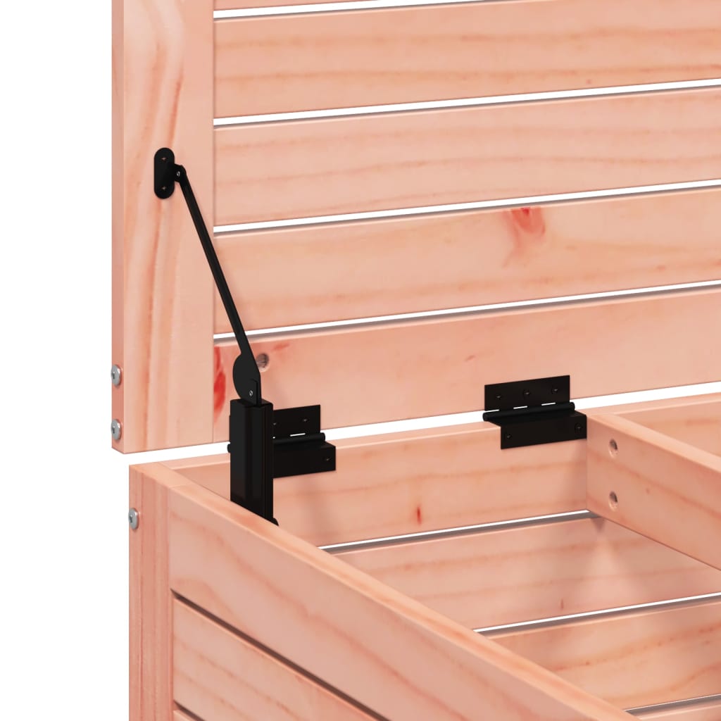 Υποπόδιο Κήπου με Μαξιλάρι από Μασίφ Ξύλο Ψευδοτσούγκας - Pakobazaar