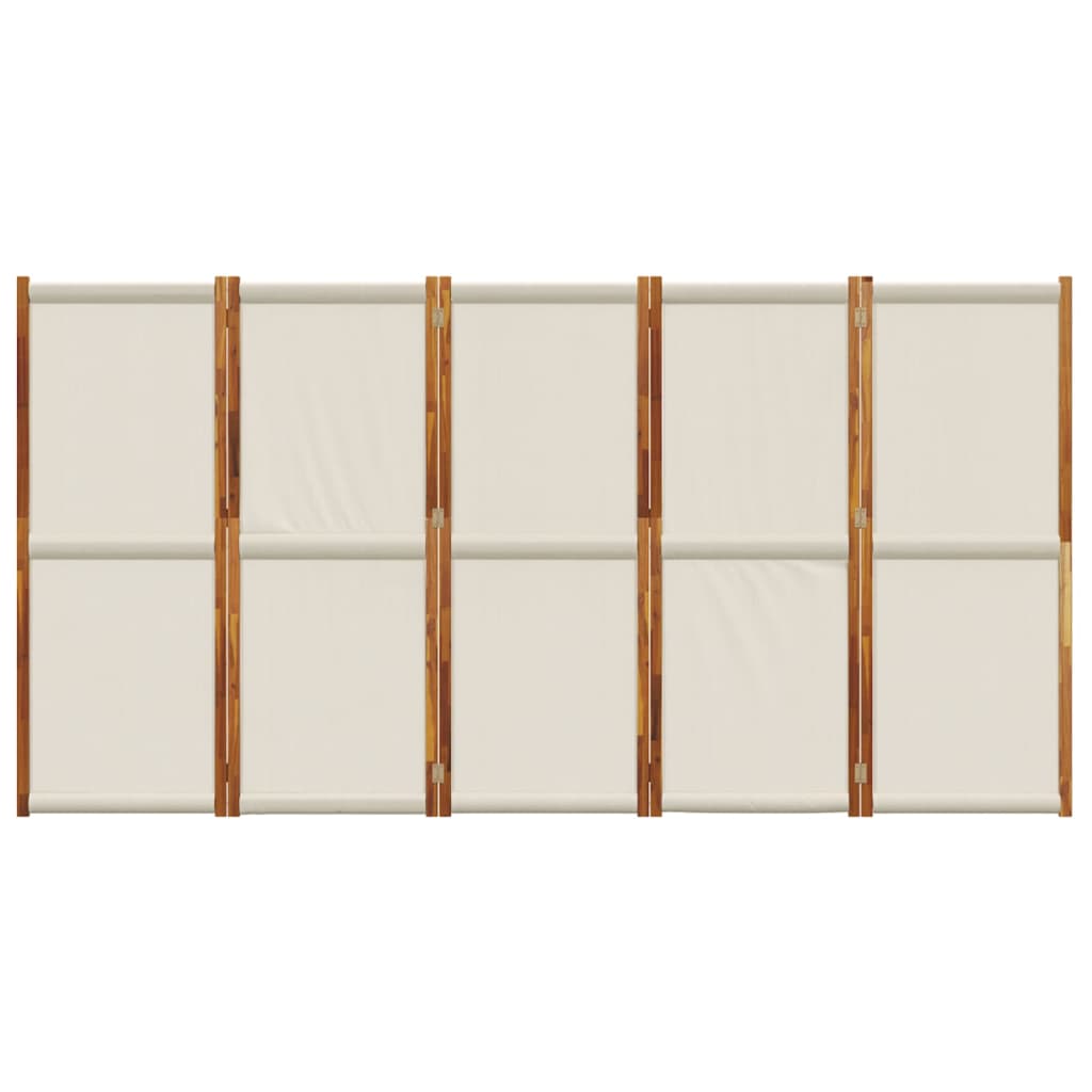 Διαχωριστικό Δωματίου με 5 Πάνελ Αν. Γκρι 350 x 180 εκ.