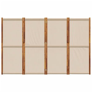 Διαχωριστικό Δωματίου με 4 Πάνελ Taupe 280 x 180 εκ. - Pakobazaar
