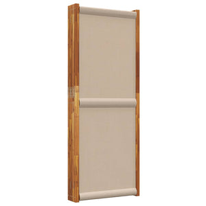 Διαχωριστικό Δωματίου με 5 Πάνελ Taupe 250 x 180 εκ.