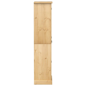 Ντουλάπα Corona 55x38x170 εκ. από Μασίφ Ξύλο Πεύκου