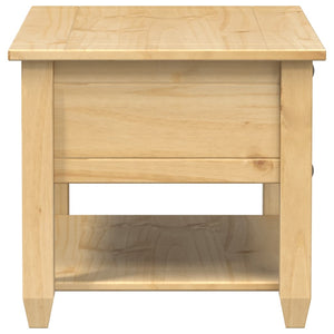 Τραπεζάκι Corona Με Συρτάρια 85x50x45 εκ. Μασίφ Ξύλο Πεύκου