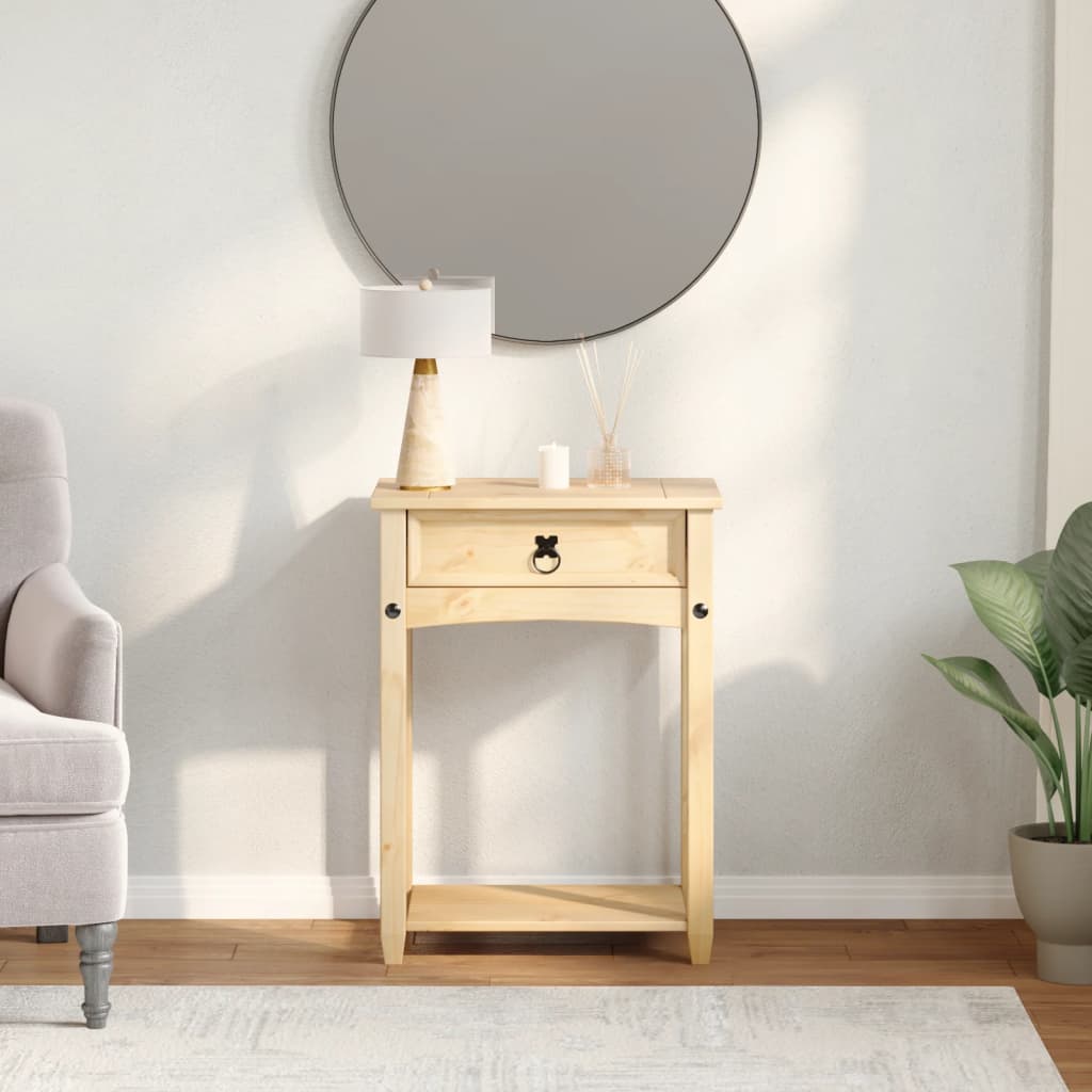 Τραπέζι Κονσόλα Corona 55x35x73 εκ. από Μασίφ Ξύλο Πεύκου - Pakobazaar