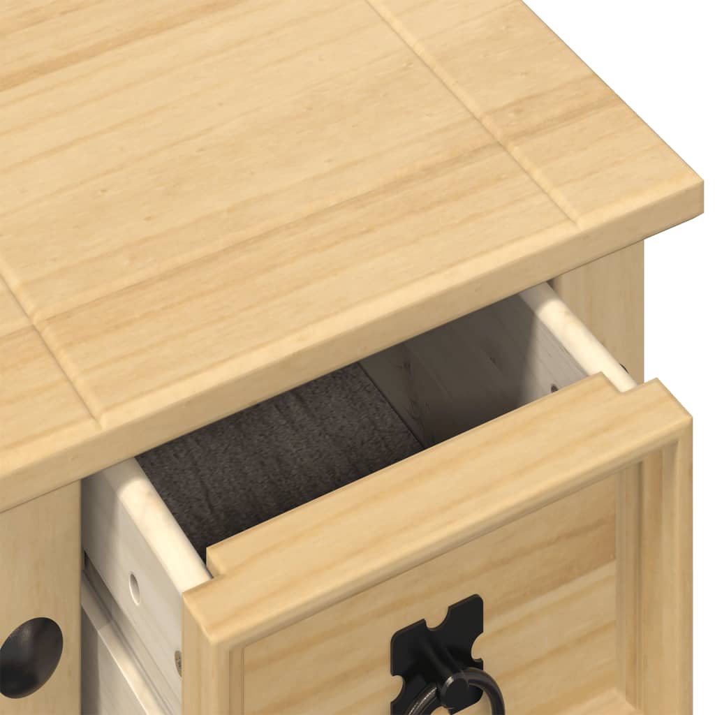 Βάση Φυτών Corona 30 x 30 x 73 εκ. από Μασίφ Ξύλο Πεύκου