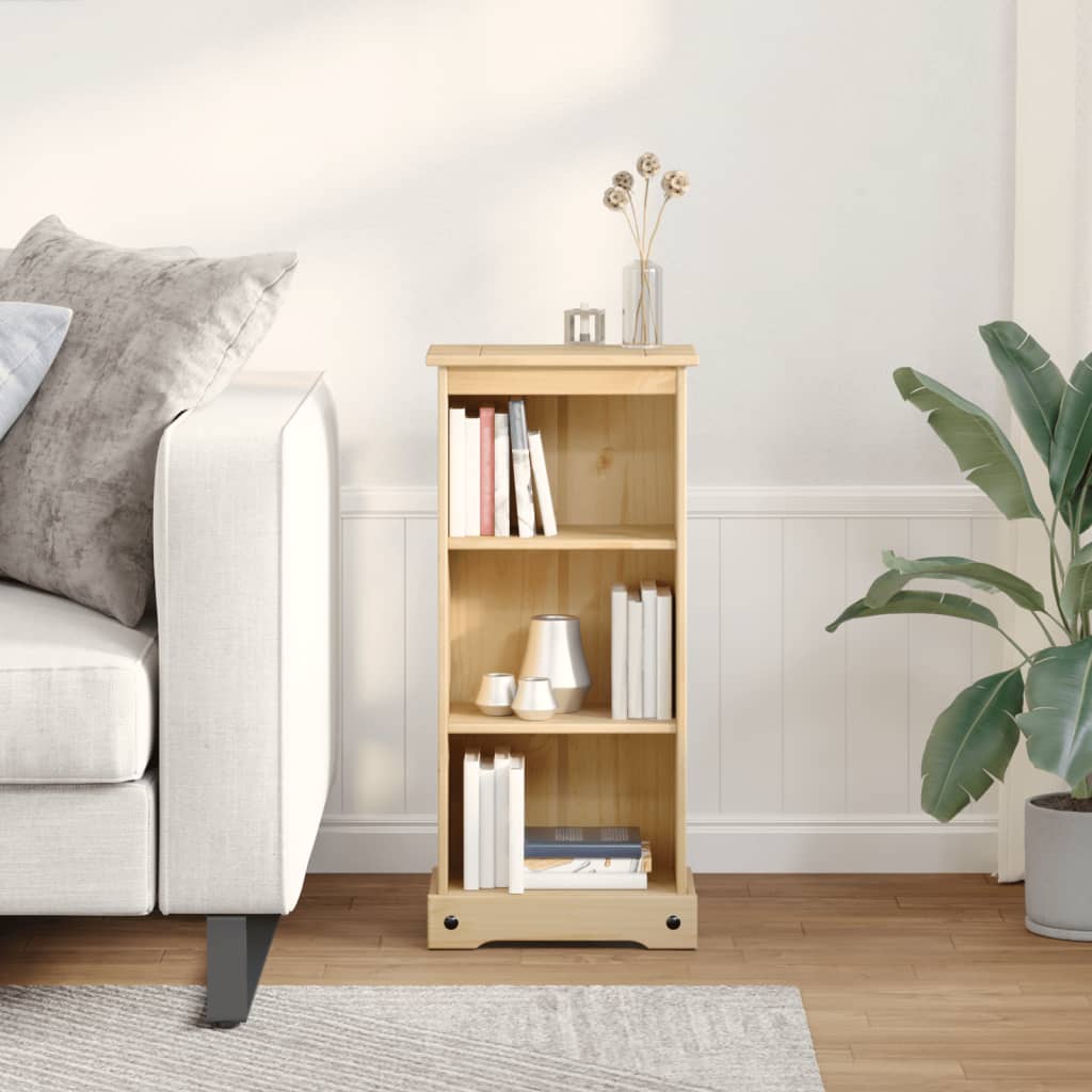 Βιβλιοθήκη Corona 46x29x100 εκ. από Μασίφ Ξύλο Πεύκου - Pakobazaar