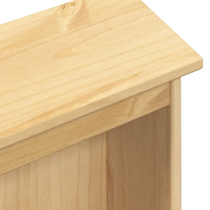 Βιβλιοθήκη Corona 46x20x170 εκ. από Μασίφ Ξύλο Πεύκου - Pakobazaar
