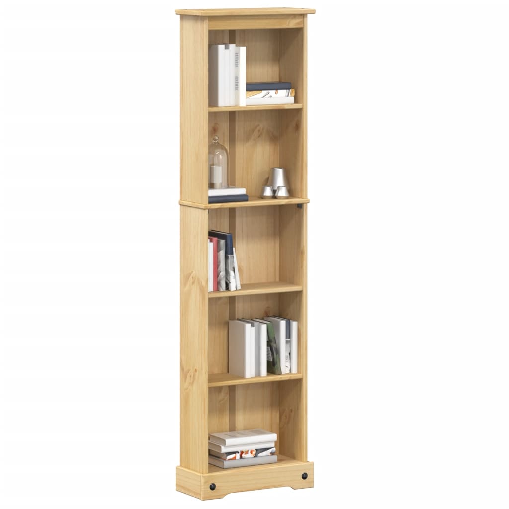 Βιβλιοθήκη Corona 46x20x170 εκ. από Μασίφ Ξύλο Πεύκου - Pakobazaar