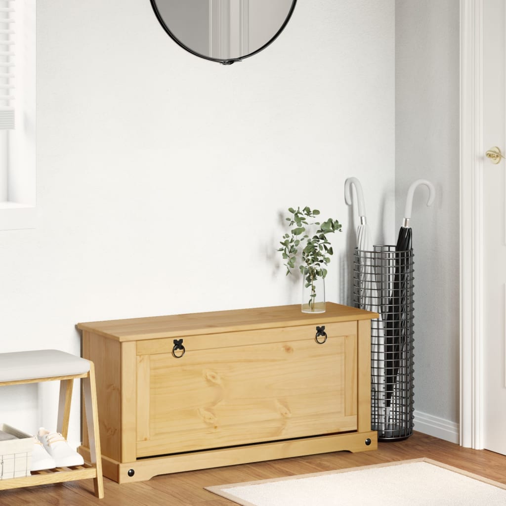 Παπουτσοθήκη Corona 99x32x47 εκ. από Μασίφ Ξύλο Πεύκου