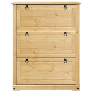 Παπουτσοθήκη Corona 99x32x124,5 εκ. από Μασίφ Ξύλο Πεύκου - Pakobazaar