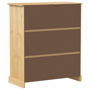 Κάβα Κρασιών Corona 97x45x114 εκ. από Μασίφ Ξύλο Πεύκου - Pakobazaar
