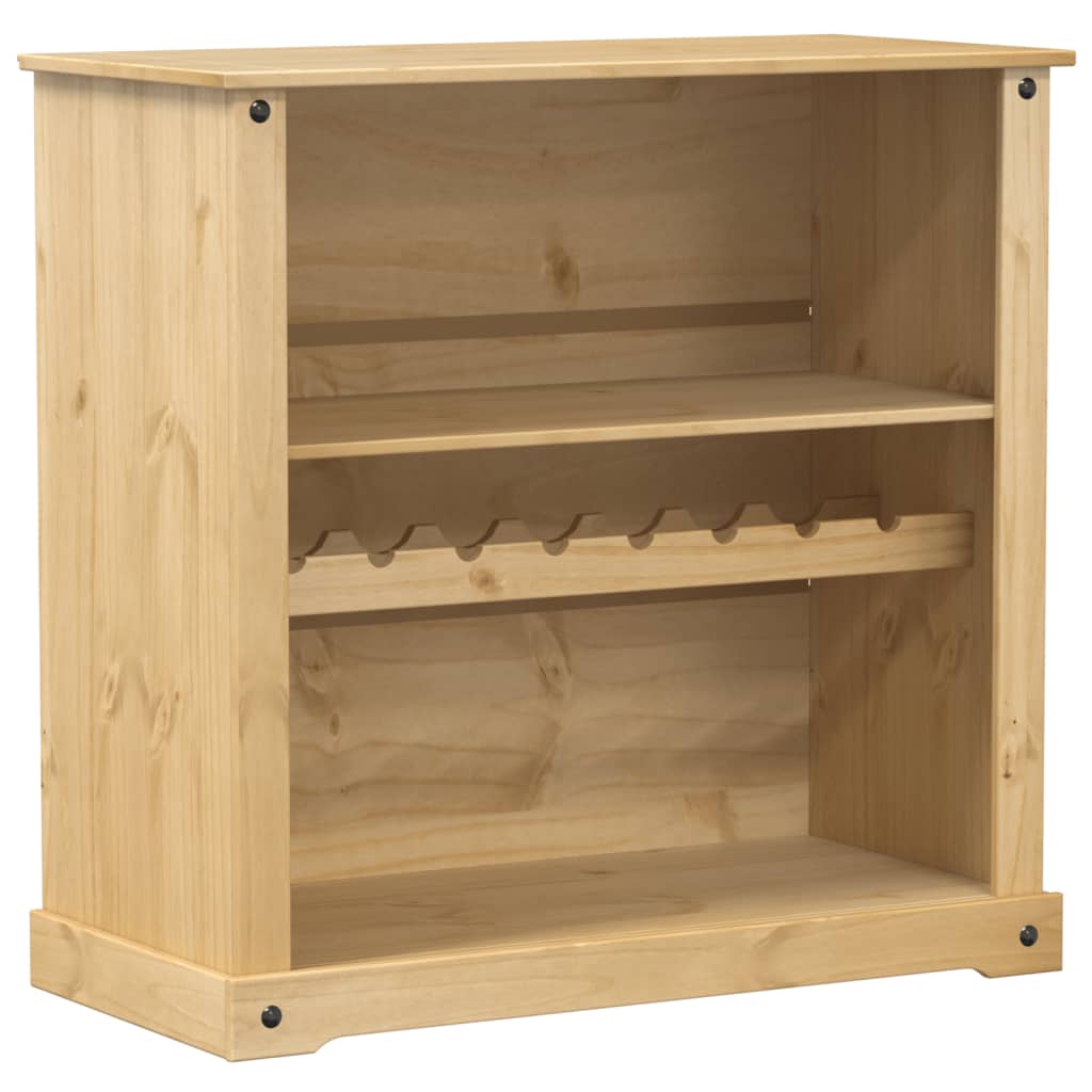 Κάβα Κρασιών Corona 107,5x51x105,5 εκ. από Μασίφ Ξύλο Πεύκου
