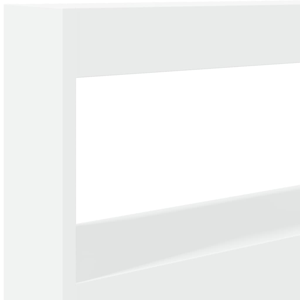 Κεφαλάρι με Αποθηκευτικό Χώρο και LED Λευκό 100 x 17 x 102 εκ. - Pakobazaar