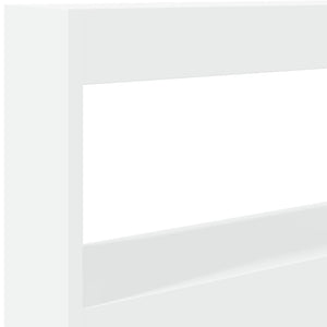 Κεφαλάρι με Αποθηκευτικό Χώρο και LED Λευκό 100 x 17 x 102 εκ. - Pakobazaar