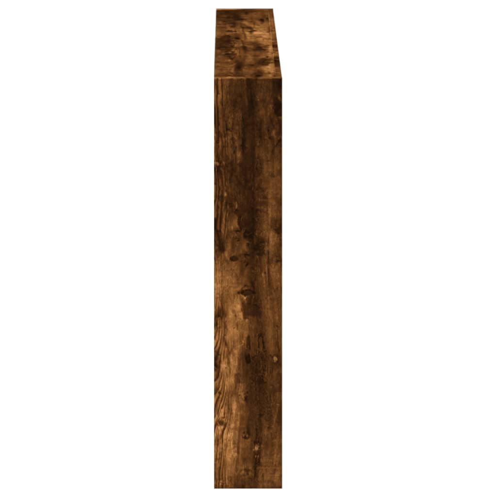 Κεφαλάρι με Αποθηκ. Χώρο & LED Καπνιστή Δρυς 120x17x102 εκ. - Pakobazaar