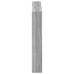 Κεφαλάρι με Αποθηκ. Χώρο & LED Γκρι Sonoma 120x17x102 εκ. - Pakobazaar