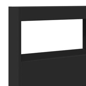 Κεφαλάρι με Αποθηκευτικό Χώρο και LED Μαύρο 140 x 17 x 102 εκ. - Pakobazaar