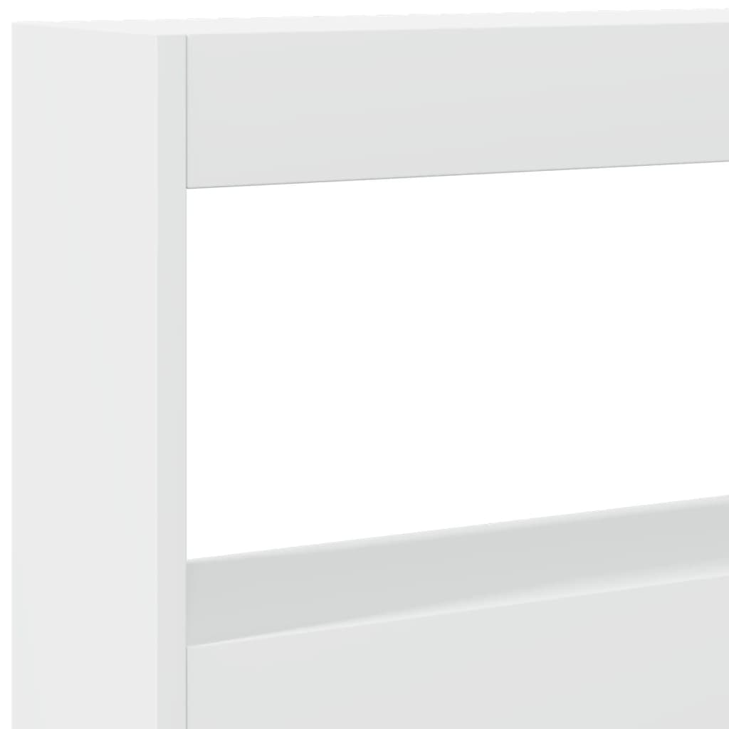 Κεφαλάρι με Αποθηκευτικό Χώρο και LED Λευκό 160 x 17 x 102 εκ. - Pakobazaar