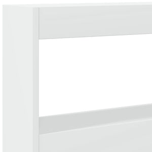 Κεφαλάρι με Αποθηκευτικό Χώρο και LED Λευκό 200x17x102 εκ. - Pakobazaar