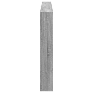 Κεφαλάρι με Αποθηκ. Χώρο & LED Γκρι Sonoma 220x17x102 εκ. - Pakobazaar