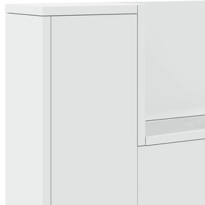 Κεφαλάρι με Αποθηκευτικό Χώρο και LED Λευκό 220x16,5x103,5 εκ. - Pakobazaar