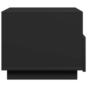 Τραπεζάκι Σαλονιού με Φώτα LED Μαύρο 50x49x40 εκ. - Pakobazaar
