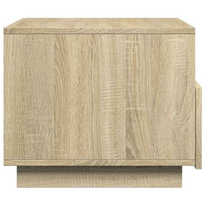 Τραπεζάκι Σαλονιού με Φώτα LED Sonoma Δρυς 50x49x40 εκ. - Pakobazaar