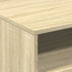 Τραπεζάκι Σαλονιού με Φώτα LED Sonoma Δρυς 50x49x40 εκ. - Pakobazaar