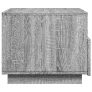 Τραπεζάκι Σαλονιού με Φώτα LED Γκρι Sonoma 50x49x40 εκ. - Pakobazaar