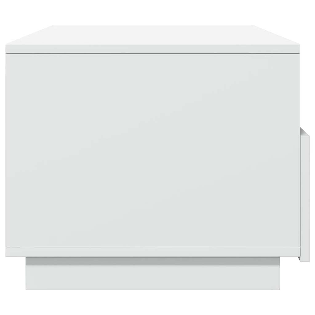 Τραπεζάκι Σαλονιού με Φώτα LED Λευκό 90x49x40 εκ. - Pakobazaar