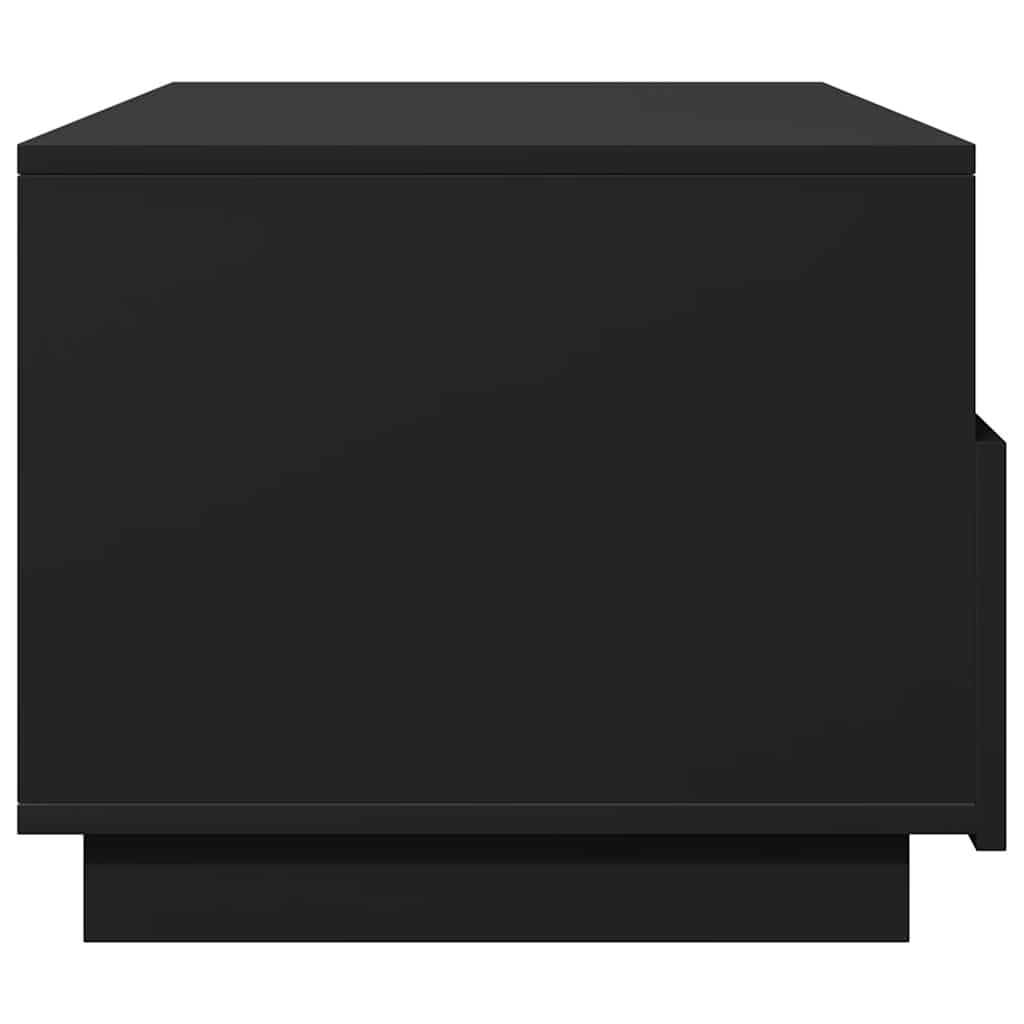 Τραπεζάκι Σαλονιού με Φώτα LED Μαύρο 90x49x40 εκ. - Pakobazaar