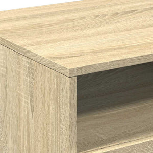 Τραπεζάκι Σαλονιού με Φώτα LED Sonoma Δρυς 90x49x40 εκ. - Pakobazaar