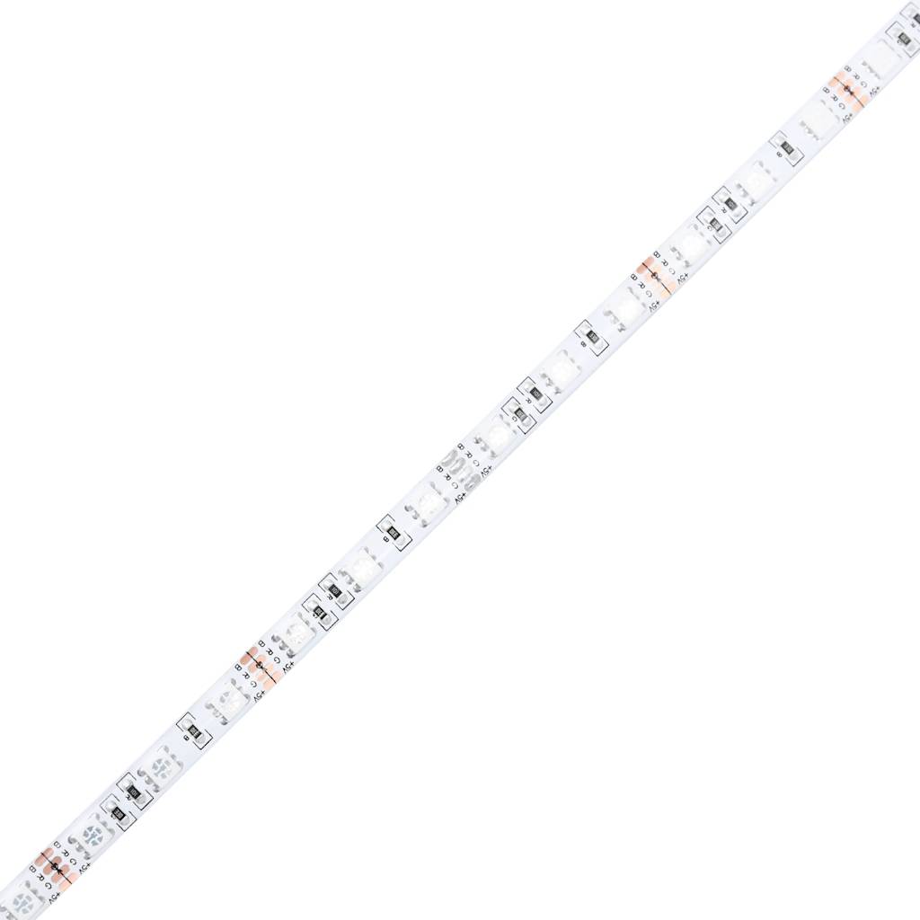 Τραπεζάκι Σαλονιού με Φώτα LED Καπνιστή Δρυς 90x49x40 εκ. - Pakobazaar