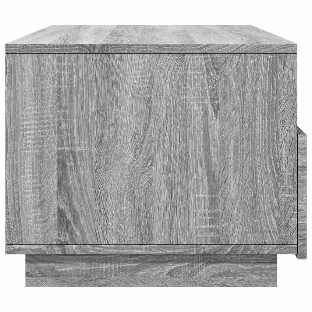 Τραπεζάκι Σαλονιού με Φώτα LED Γκρι Sonoma 90x49x40 εκ. - Pakobazaar