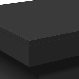 Τραπεζάκι Σαλονιού με LED Μαύρο 50 x 50 x 40 εκ. - Pakobazaar