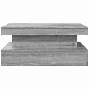 Τραπεζάκι Σαλονιού με LED Γκρι Sonoma 90 x 50 x 40 εκ. - Pakobazaar