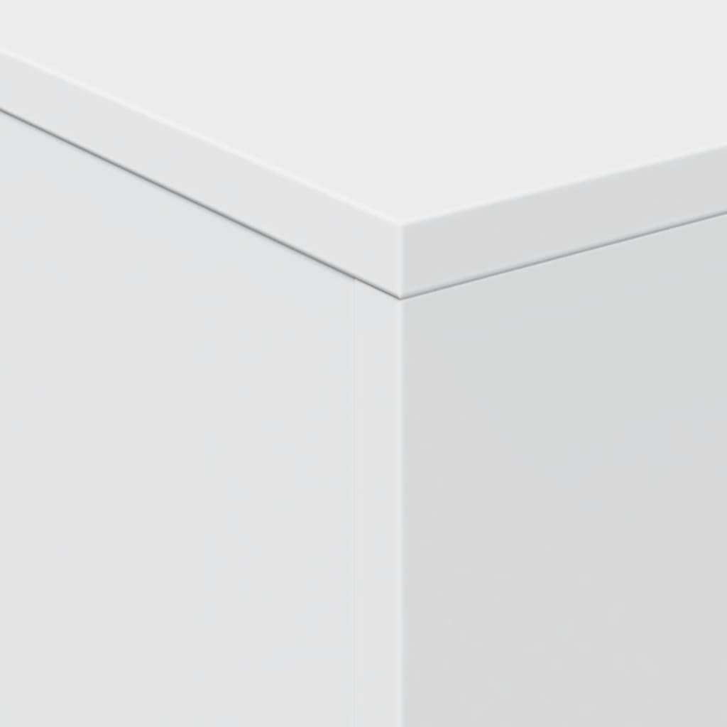 Τραπεζάκι Σαλονιού με LED Λευκό 50 x 50 x 40 εκ. - Pakobazaar