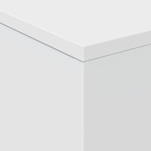 Τραπεζάκι Σαλονιού με LED Λευκό 50 x 50 x 40 εκ. - Pakobazaar