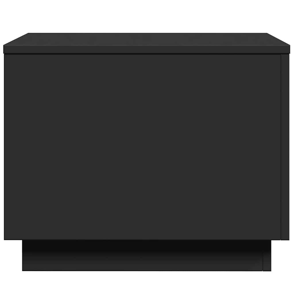 Τραπεζάκι Σαλονιού με LED Μαύρο 50 x 50 x 40 εκ. - Pakobazaar