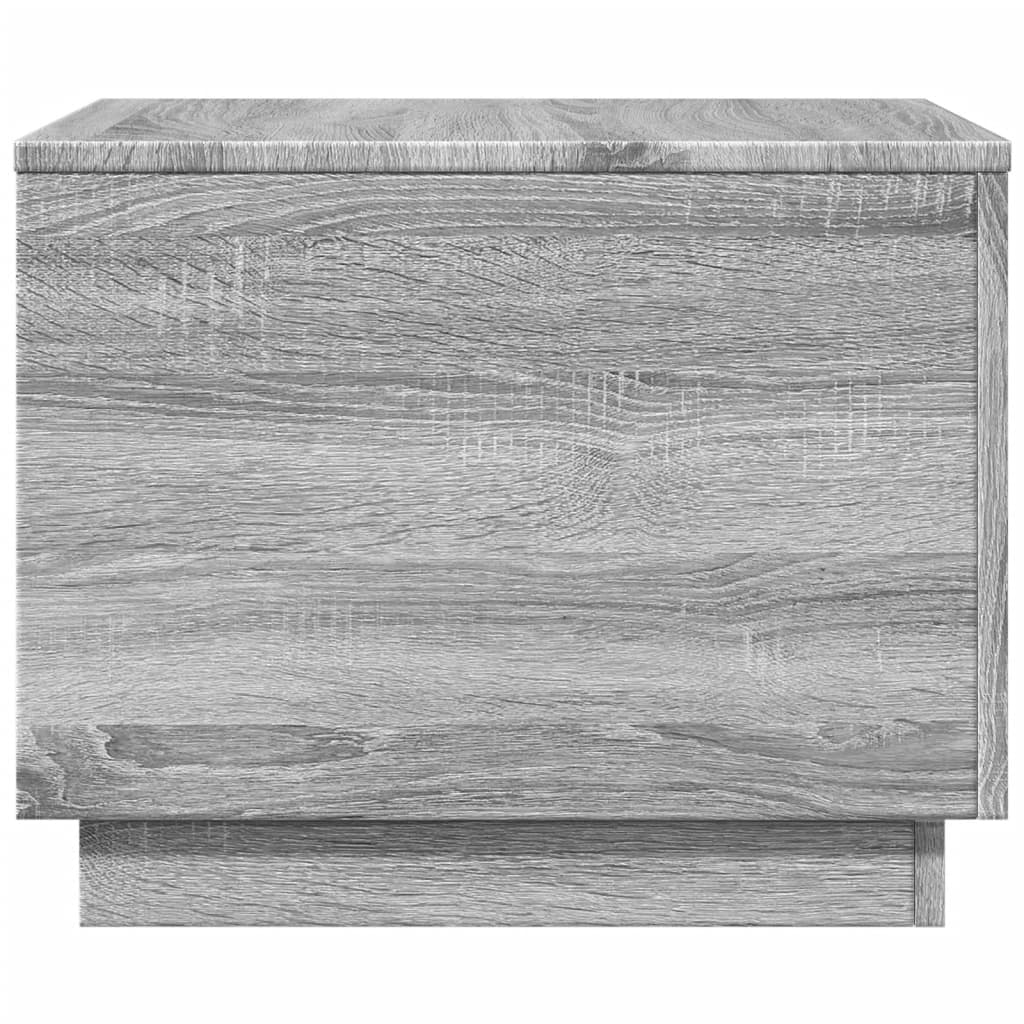 Τραπεζάκι Σαλονιού με LED Γκρι Sonoma 50 x 50 x 40 εκ. - Pakobazaar