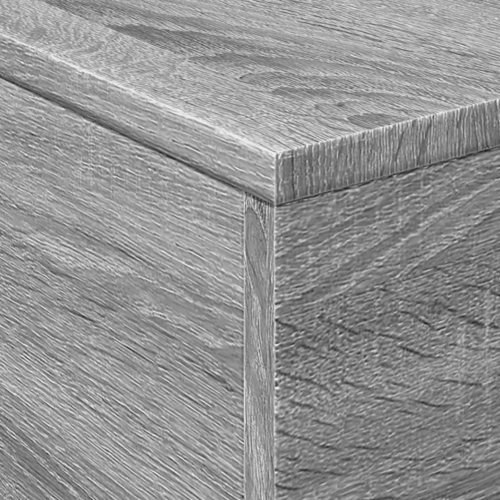 Τραπεζάκι Σαλονιού με LED Γκρι Sonoma 50 x 50 x 40 εκ. - Pakobazaar