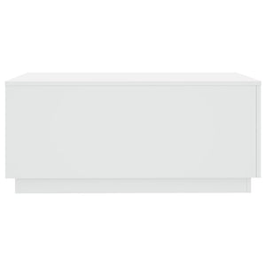 Τραπεζάκι Σαλονιού με LED Λευκό 90 x 50 x 40 εκ. - Pakobazaar