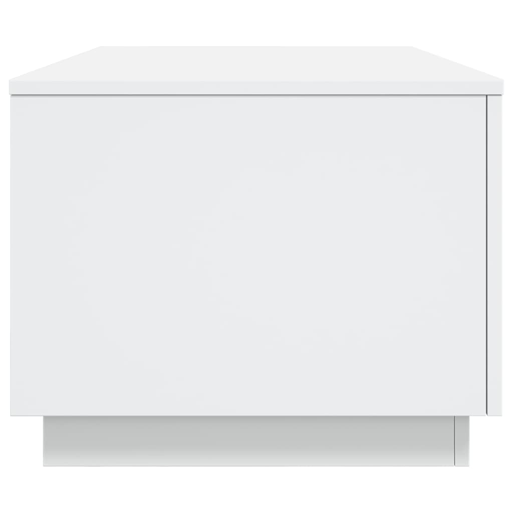 Τραπεζάκι Σαλονιού με LED Λευκό 90 x 50 x 40 εκ. - Pakobazaar