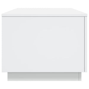 Τραπεζάκι Σαλονιού με LED Λευκό 90 x 50 x 40 εκ. - Pakobazaar