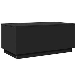 Τραπεζάκι Σαλονιού με LED Μαύρο 90 x 50 x 40 εκ. - Pakobazaar