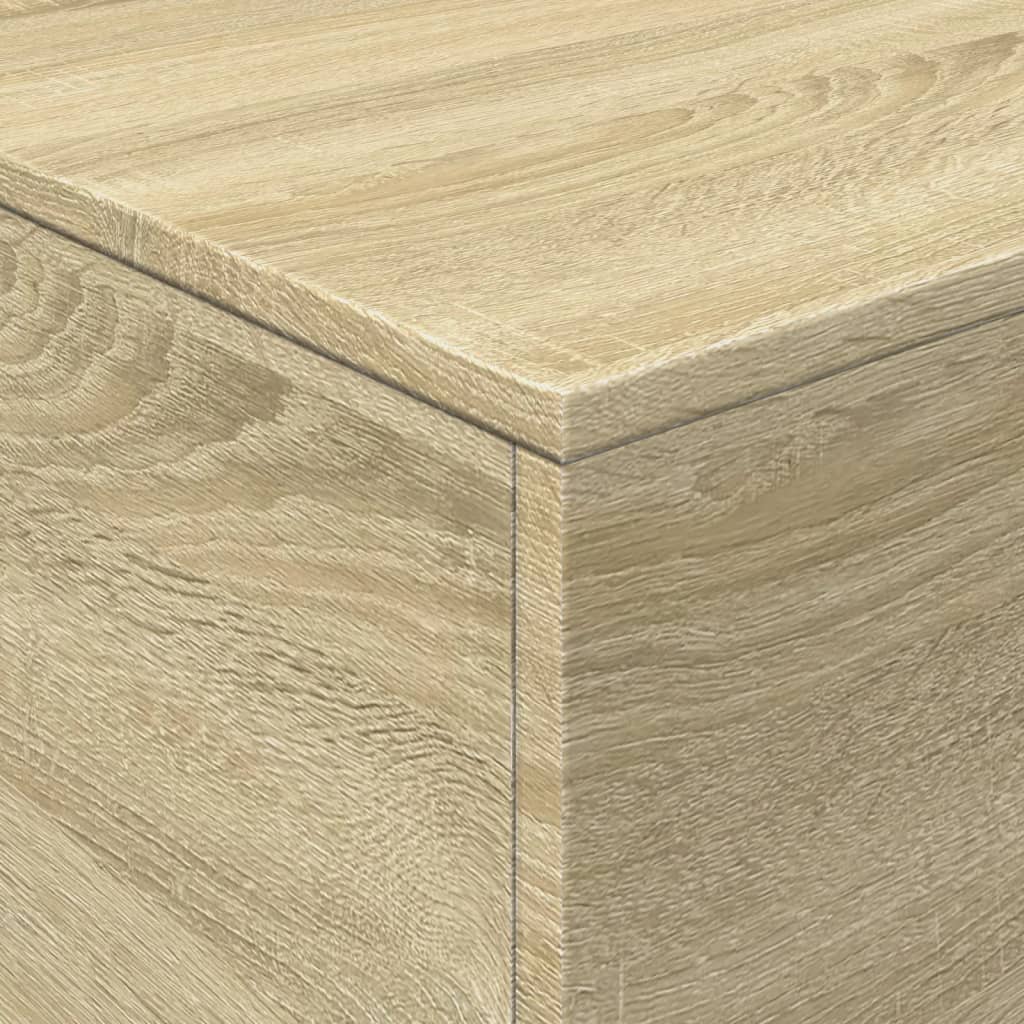 Τραπεζάκι Σαλονιού με LED Sonoma Δρυς 90 x 50 x 40 εκ. - Pakobazaar