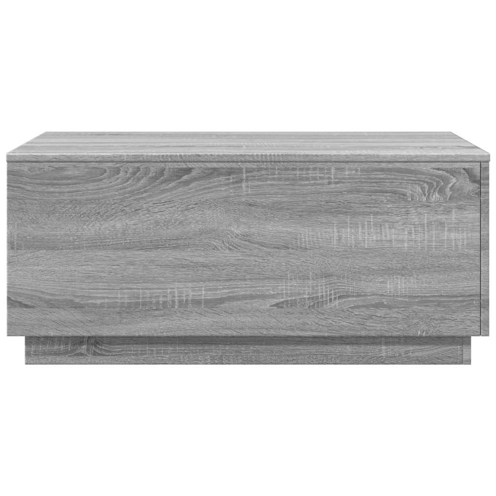 Τραπεζάκι Σαλονιού με LED Γκρι Sonoma 90 x 50 x 40 εκ. - Pakobazaar
