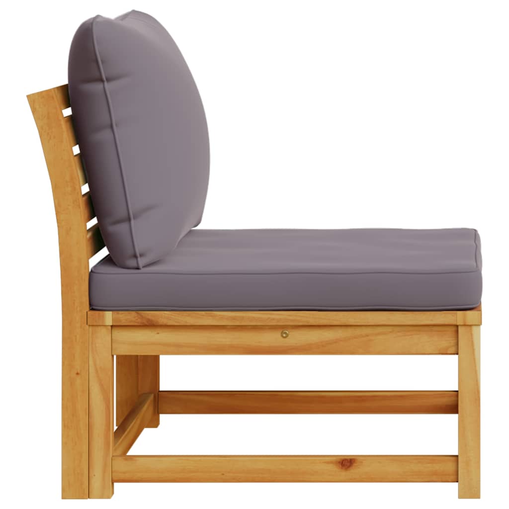 Πολυθρόνα Κήπου από Μασίφ Ξύλο Ακακίας με Μαξιλάρια - Pakobazaar