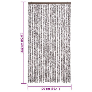 Σήτα Εντόμων Καφέ / Μπεζ 100 x 230 εκ. από Σενίλ