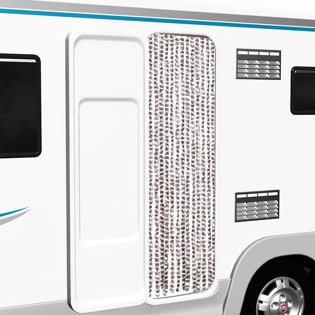 Σήτα Εντόμων Taupe / Λευκό 56 x 200 εκ. από Σενίλ